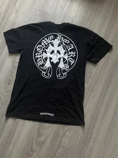 Pre-owned Chrome Hearts X Vintage Chrome Hearts Vintage Cross Tshirt In Black