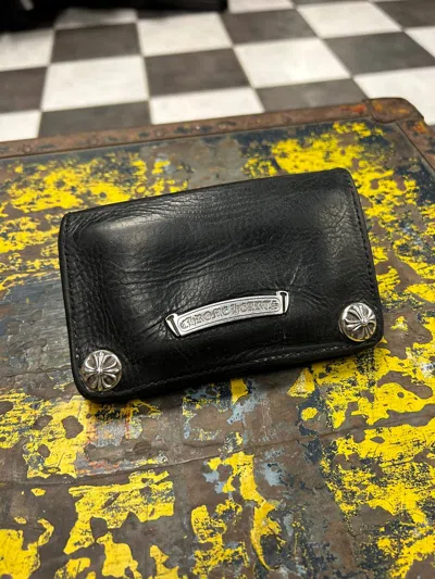 Pre-owned Chrome Hearts X Vintage Chrome Hearts Wallet In Black
