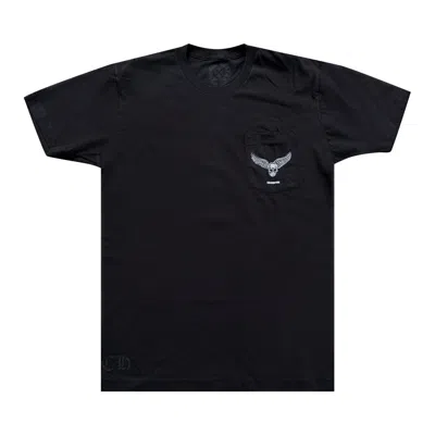 Pre-owned Chrome Hearts X Yungblud X Aerosmith Pocket Tee 'black/white' | Men's Size Xl