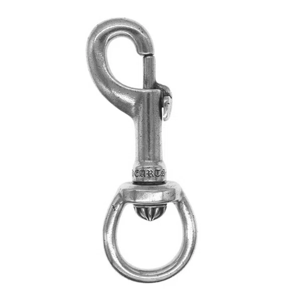 CHROME HEARTS／LT SWIVEL／シルバー／925 Pre-owned Chrome Hearts Xl Swivel Clip Key Ring In Silver | ModeSens