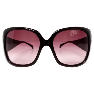 Pre-owned Chrome Hearts Y2k  Oversized Chinnutz Black & Purple Tinted Lens Sunglasses