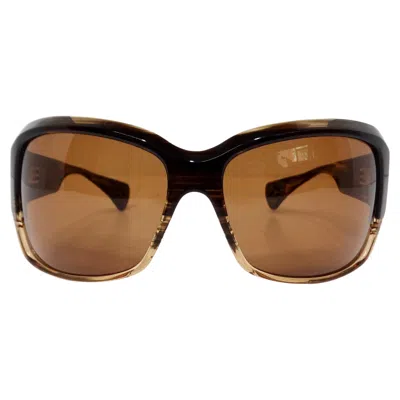 Pre-owned Chrome Hearts Y2k  Sweet Young Thang Ii Oversized Brown Acetate Sunglasses