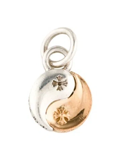 Pre-owned Chrome Hearts Yin Yang Charm Pendant, 0.5" In Multi
