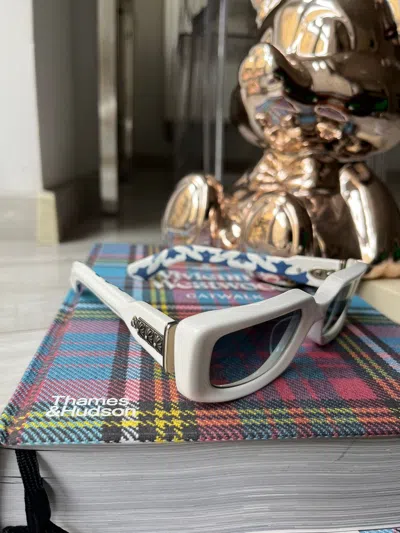 Pre-owned Chrome Hearts Zelda Sunglasses In White | ModeSens