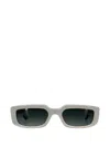 Chrome Hearts Zelda Rectangle-frame Sunglasses In Red