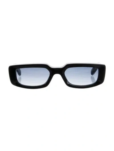 Pre-owned Chrome Hearts Zelda Square Sunglasses In Black