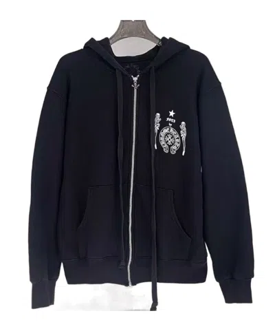 Chrome Hearts Zip-up Hoodie In Black