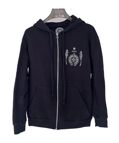 Chrome Hearts Zip-up Hoodie In Black