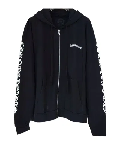 Chrome Hearts Zip-up Hoodie In Black