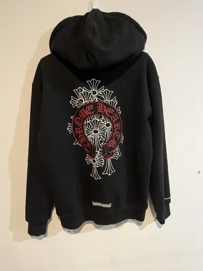 Pre-owned Chrome Hearts Zip Up Red & Black