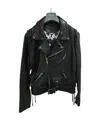 Chrome Hearts Motorcycle Leather Jacket In Black