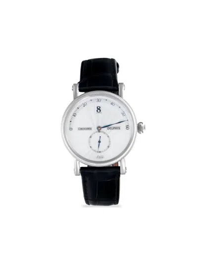 Pre-owned Chronoswiss  Delphis 38mm In White