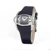 Chronotech Black Leather Dress Women's Watch In Black