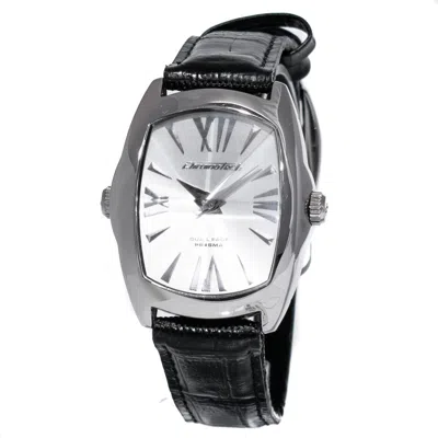 Chronotech Black Leather Dress Women's Watch