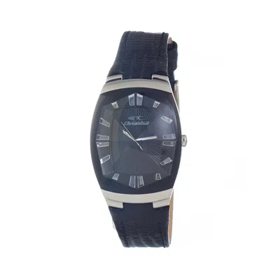 Chronotech Black Leather Dress Women's Watch