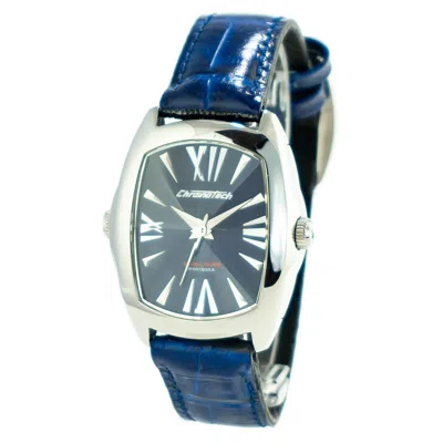Chronotech Black Leather Women's Watch