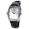 Chronotech Black Leather Women's Watch In Black