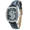 Chronotech Black Leather Women's Watch In Black