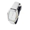Chronotech Black Leather Watch In Black
