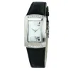 Chronotech Black Leather Women's Watch In Black