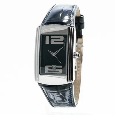 Chronotech Black Leather Women's Watch