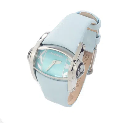 Chronotech Blue Leather Dress Women's Watch