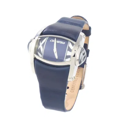 Chronotech Blue Leather Dress Women's Watch