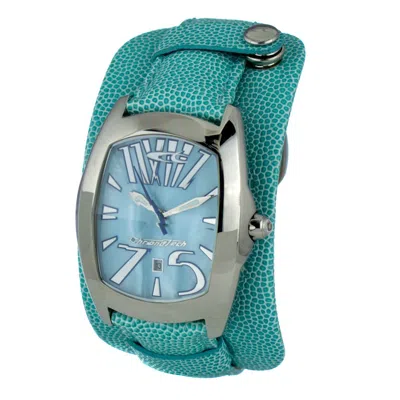 Chronotech Blue Leather Men's Watch