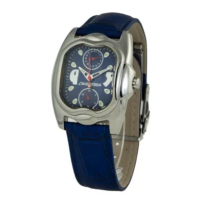 Chronotech Blue Leather Women's Watch