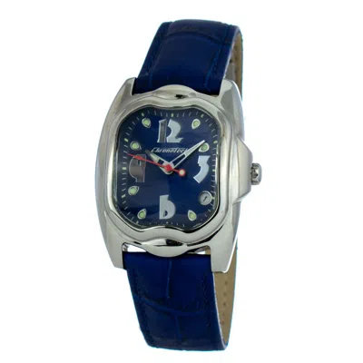 Chronotech Blue Leather Women's Watch