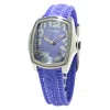 Chronotech Blue Rubber Women's Watch In Blue