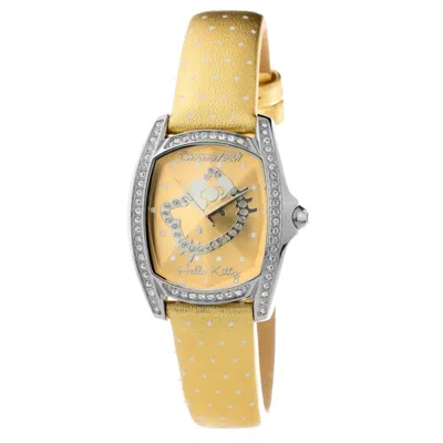 Chronotech Gold Leather Women's Watch