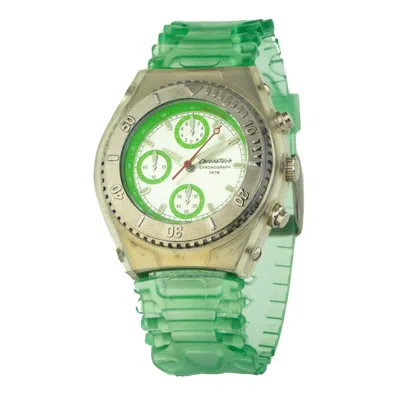 Chronotech Green Rubber  Watch