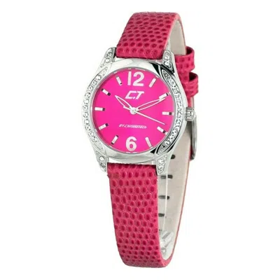 Chronotech Multicolor Leather Watch