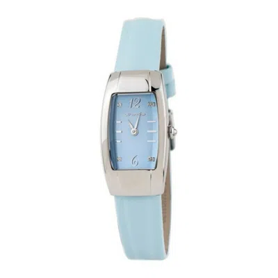 Chronotech Blue Leather Watch