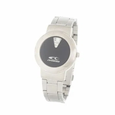 Chronotech Silver Steel Watch