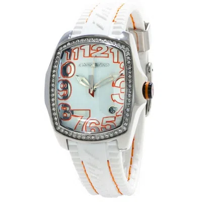 Chronotech White Rubber Watch