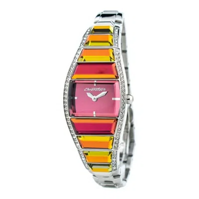 Chronotech Silver Steel Watch
