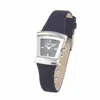 Chronotech Black Leather Watch