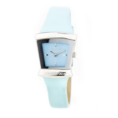 Chronotech Blue Leather Watch