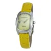 Chronotech Yellow Leather Watch