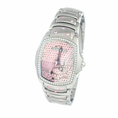 Chronotech Silver Steel Watch