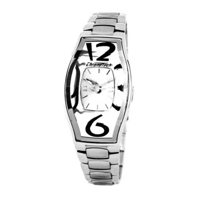 Chronotech Silver Steel Watch