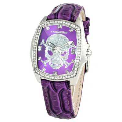 Chronotech Ladies' Watch  Prisma Style ( 33 Mm) Gbby2 In Purple