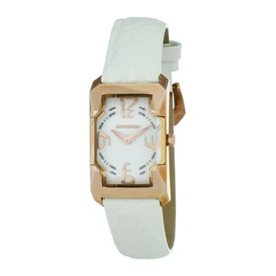 Chronotech White Leather Watch