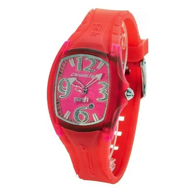 Chronotech Red Rubber Watch