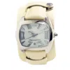 Chronotech Beige Leather Watch In Beige