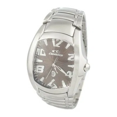 Chronotech Silver Steel Watch