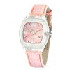 Chronotech Multicolor Leather Watch In Multi