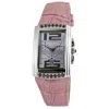 Chronotech Multicolor Leather Watch In Pink